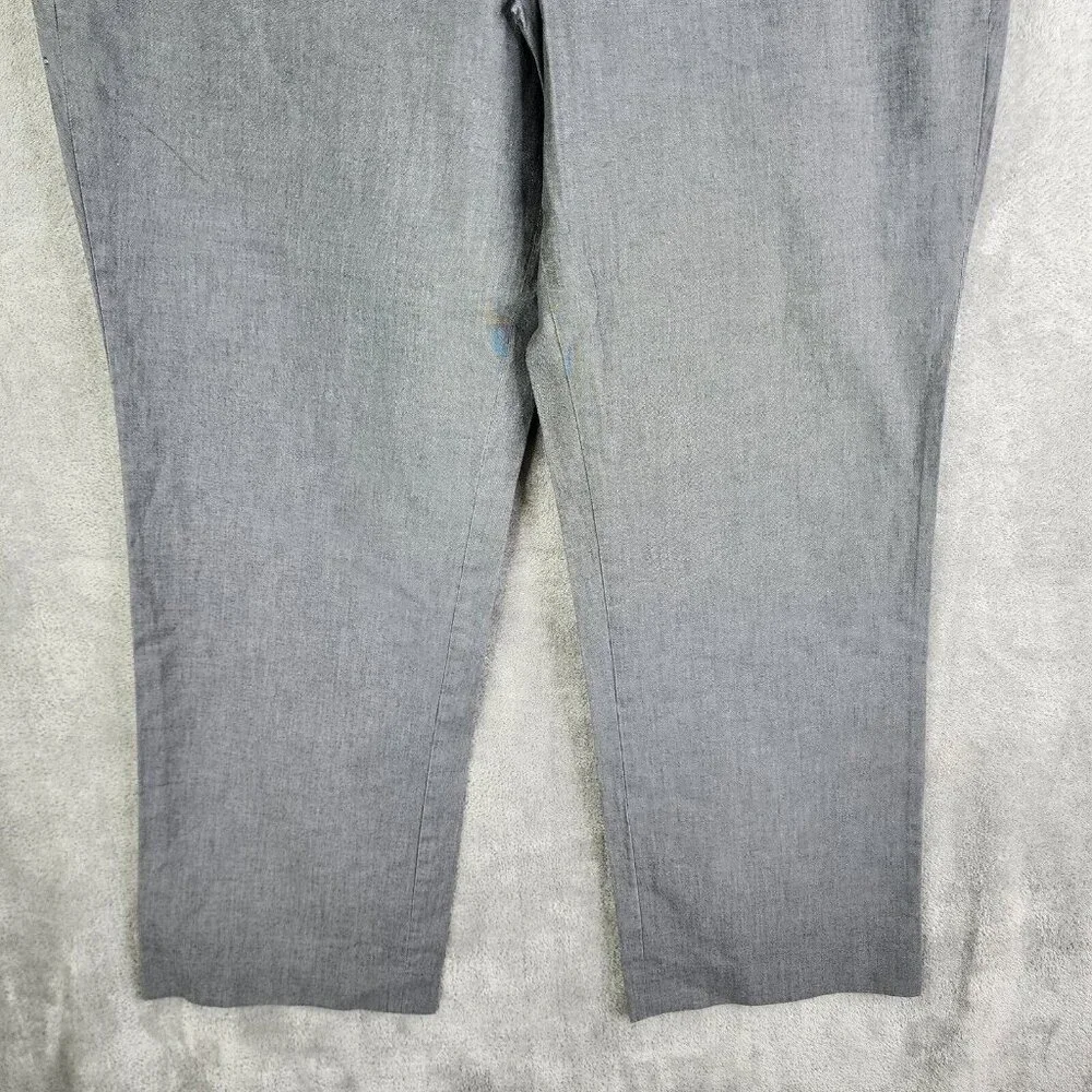 Mens Gray Express Photographer Dress Pants Cotton Stretch Size 32X30